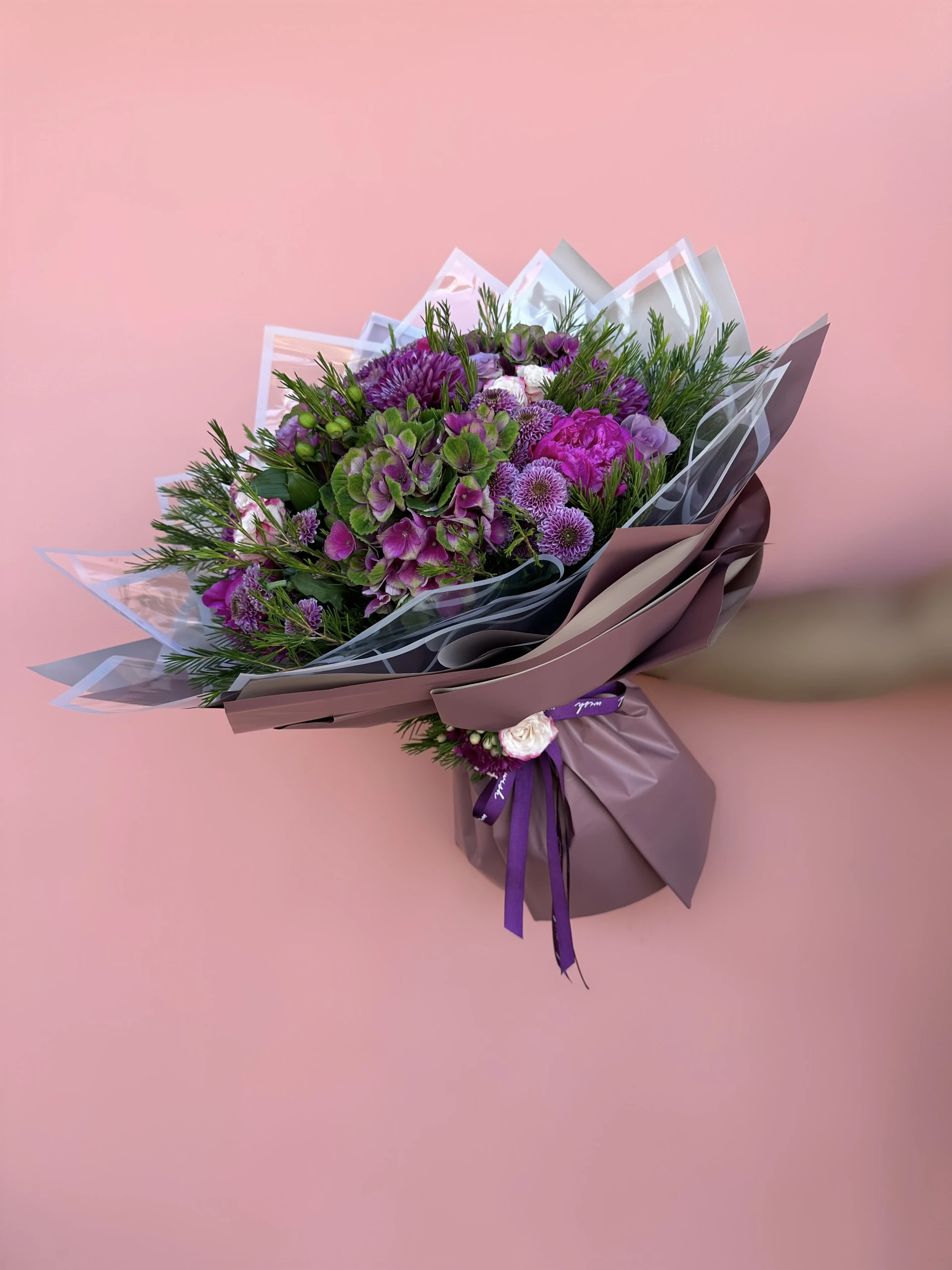 Fuchsia Chic Karışık Lüks Buket