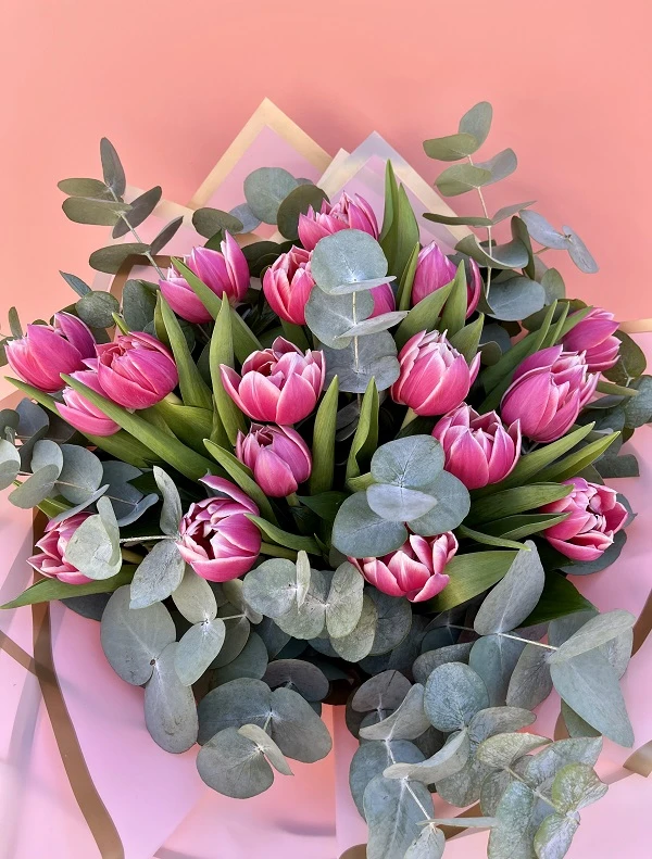 Bianka Pembe Lale Buketi