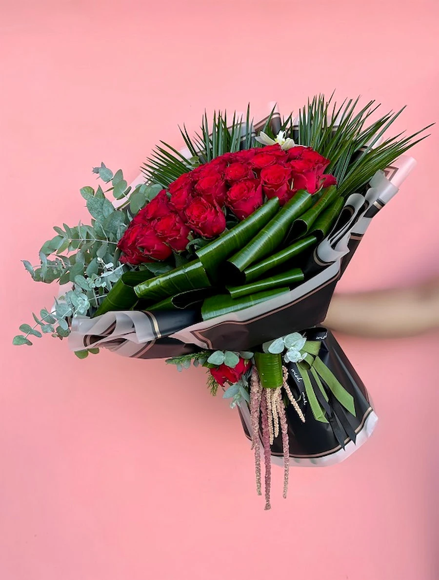 Bonita Kırmızı Gül Buketi