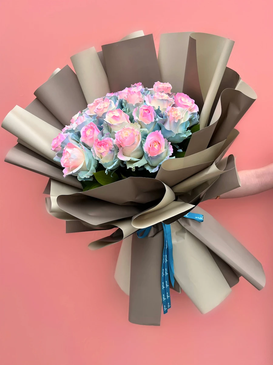 Cotton Candy Özel Ekvator Gülleri Buketi