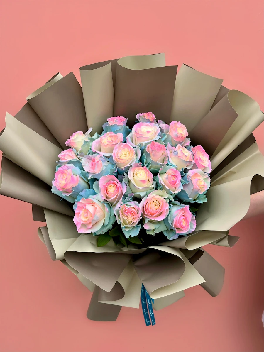 Cotton Candy Özel Ekvator Gülleri Buketi