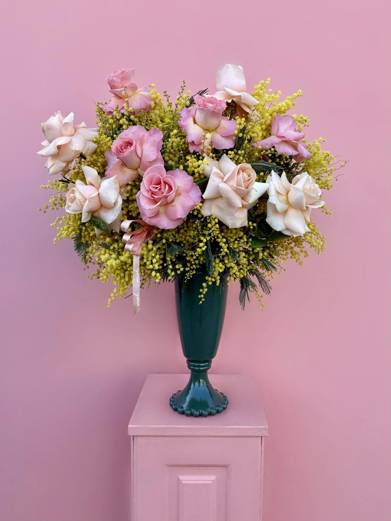 Mimosa Blush Kadınlar Günü Aranjmanı