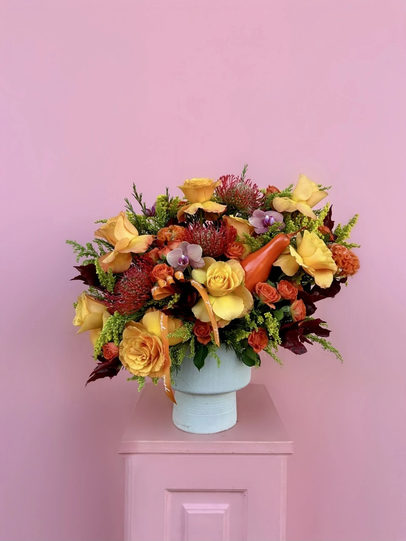 Orange Pumpkin Sonbahar Aranjmanı