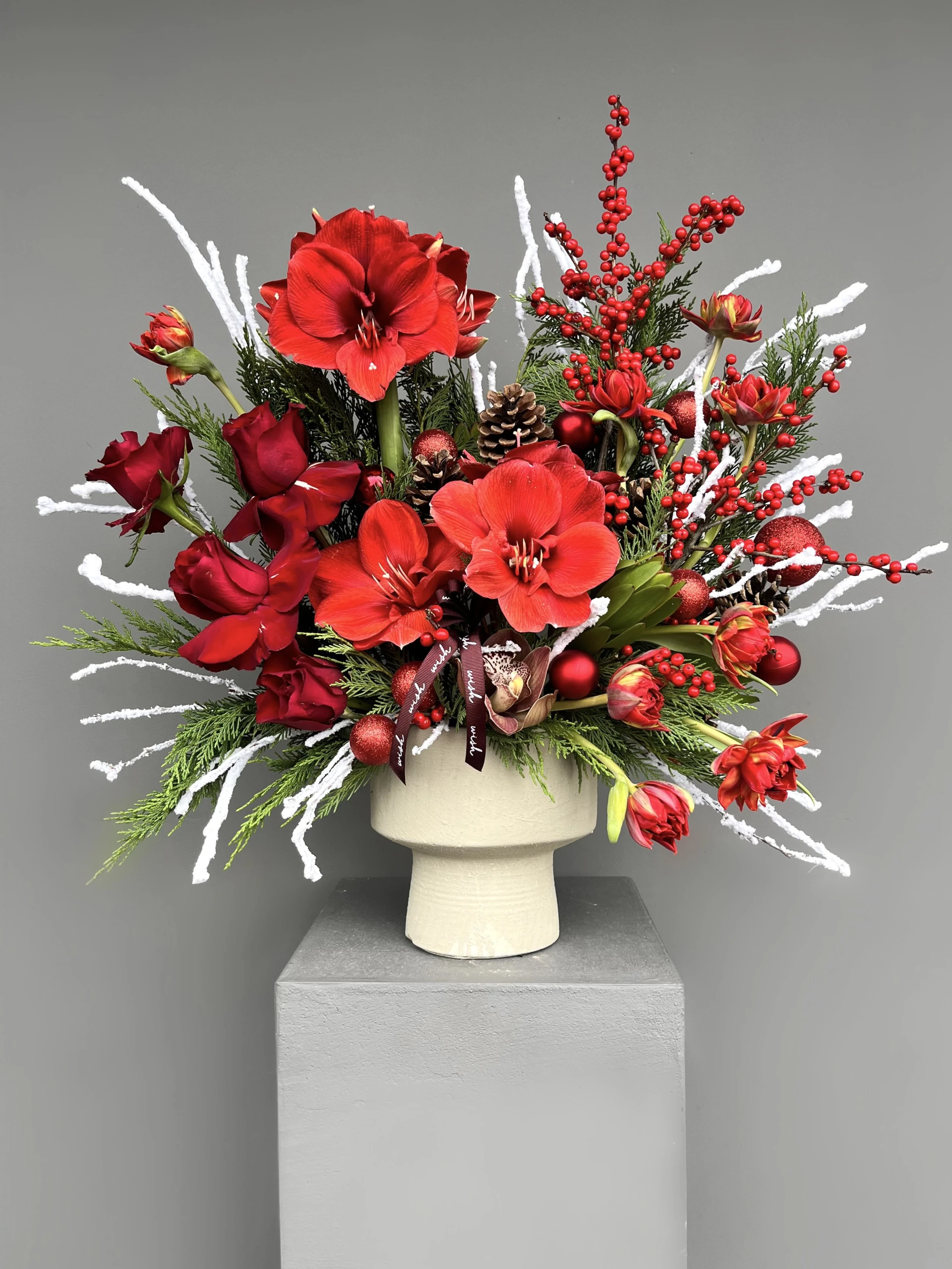 Amaryllis Love Yeni Yıl Aranjmanı