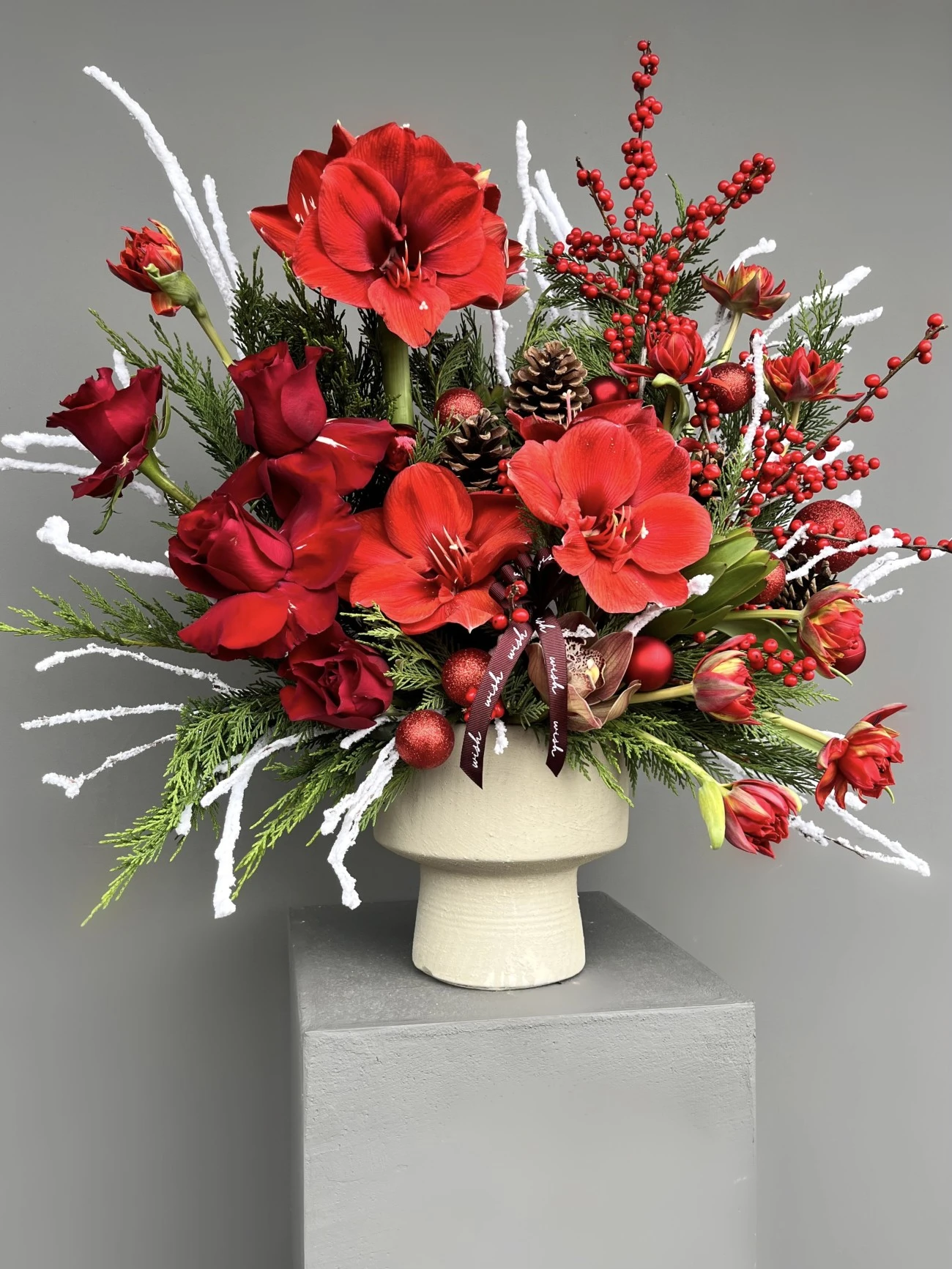 Amaryllis Love Yeni Yıl Aranjmanı