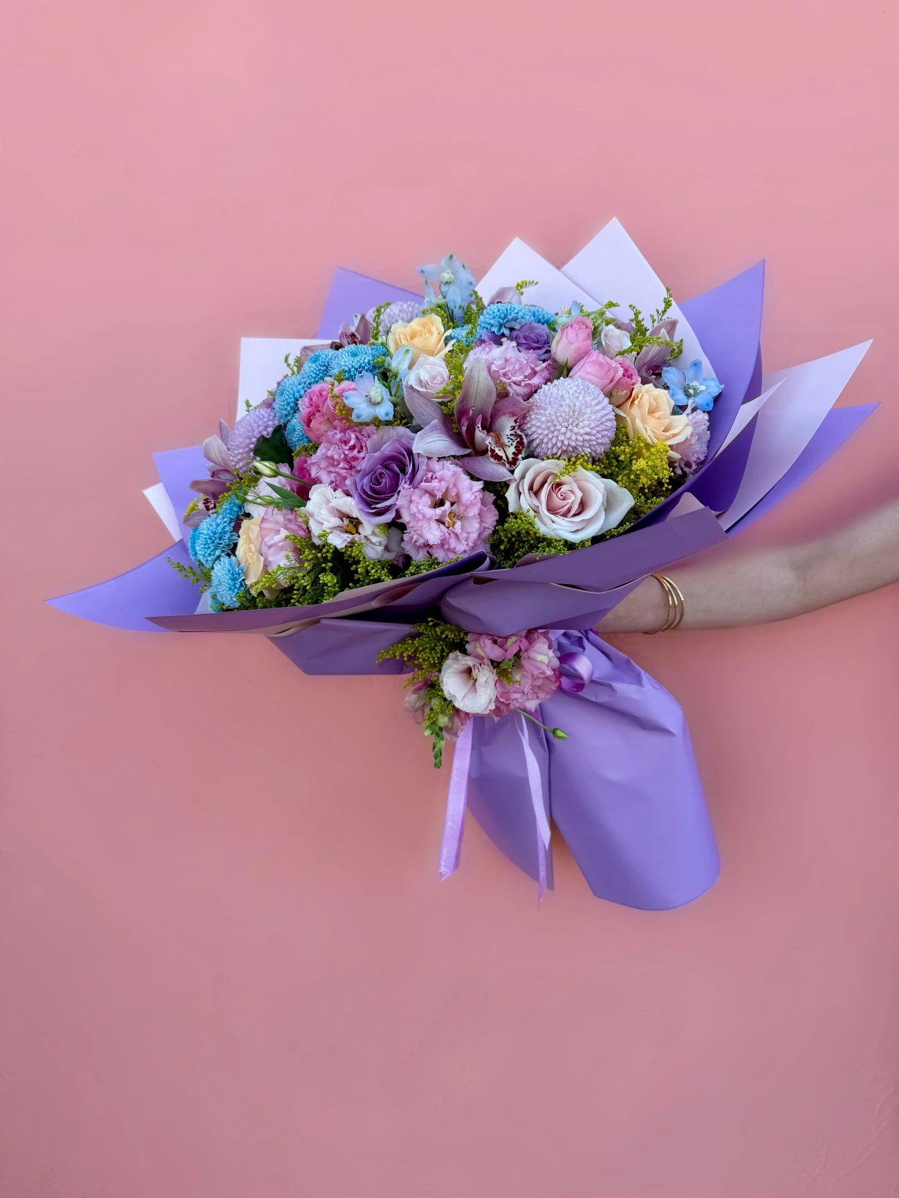 Rainbow Romance Karışık Lüks Buket